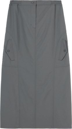B+ab high-waisted cargo midi skirt - women - Polyamide - S - Grey