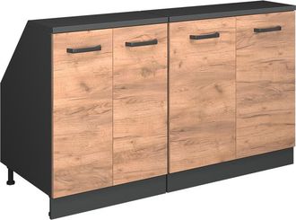 Vicco Conjunto De Armarios Para Techo Inclinado Rion, Roble Dorado, 140 Cm Lote De 2 Carcasas De Armario 60 Cm De Profundidad, Vicco