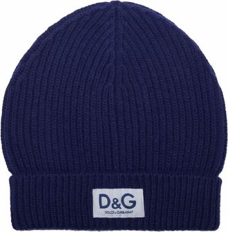Dolce & Gabbana Beanies - Heren - Accessoires - Blauw - Maat: ONE Size