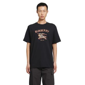Burberry Knight Check Cotton T-Shirt