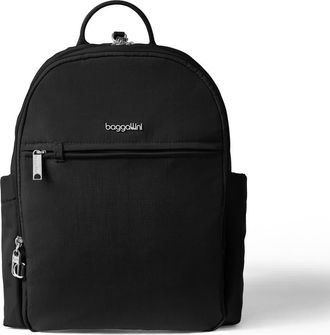 Baggallini Securtex Anti-Theft Getaway Backpack in Black at Nordstrom