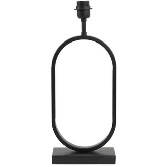 Light & Living Lampada da tavolo - Jamiri - nero - metallo - - Light&living