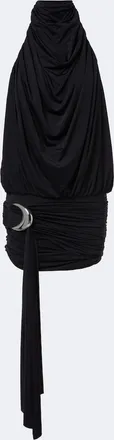 De La Vali Vida draped jersey minidress