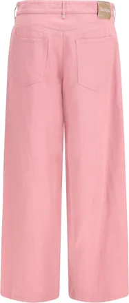 Max Mara Womens Cotton And Linen Pants Peonia Cotton; Trousers