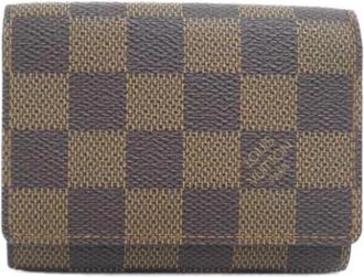 Louis Vuitton Pre-owned Business card case - Dames - Vintage Accessoires - Bruin - ONE Size - Vintage