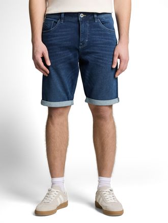 Tom Tailor Jeansshorts TOM TAILOR, Herren, Gr. 29, N-Gr, used mid stone blau denim, Denim/Jeans, Obermaterial: 98% Baumwolle, 2% Elasthan, unifarben, slim fit ku