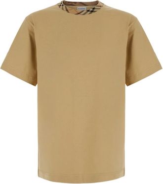 Burberry Hombre, Camisetas, Beige, Talla: XL