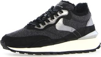 Voile Blanche Awark Hype Faux Fur Sneaker in Black at Nordstrom, Size 8Us