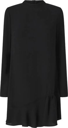 Pinko Arancino ruffled mini dress - Black