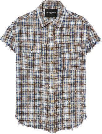 Cult of Individuality SLEEVELESS WOVEN SHIRT