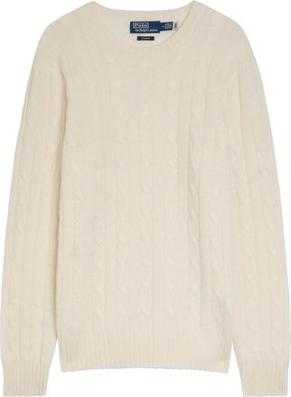 Polo Ralph Lauren Cable-knit Cashmere Jumper - Ecru - Xxl