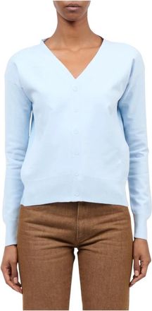 Maison Margiela Cardigan - Dames - Vesten - Blauw - M - Katoen - Truien & Vesten