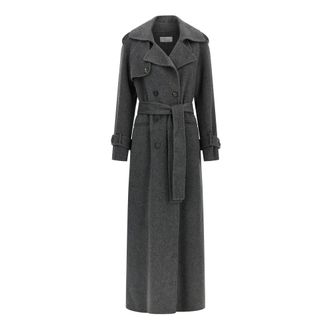 Giuseppe Di Morabito Dames, Mantels, Grijs, Maat: XS Wol