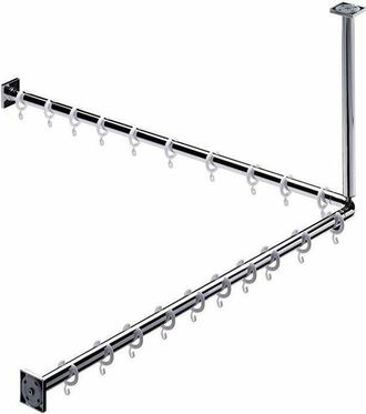 Emco Juego De Cortina De Ducha Emco System 2 1000 Mm Cromo