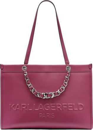 Karl Lagerfeld Savoie Tote in Currant at Nordstrom