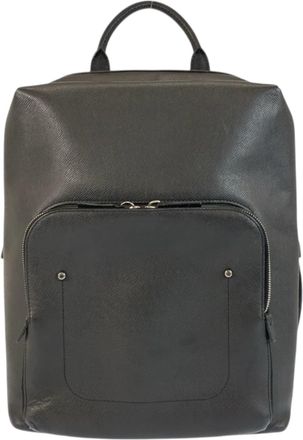 Louis Vuitton Ardoise Black Leather Backpack (Pre-Owned)