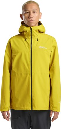 Jack Wolfskin Funktionsjacke JACK WOLFSKIN HIGHEST PEAK 3L JKT M, Herren, Gr. M (50), gr&uuml;n (chartreuse), Oberstoff: 100% POLYESTER ; Futter:100% POLYESTER, Jacken F