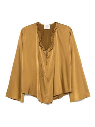 Forte_Forte Forte_Forte Silk Ruffle Blouse