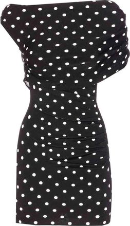 Self Portrait Polka Dot Mini Dress
