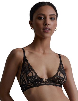 Aubade Womens My Desire Triangle Bra - Black Polyamide - Size Small