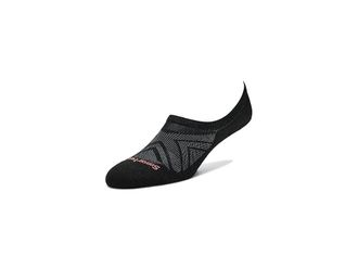 Smartwool Run Zero Cushion No Show Socks Sock Black : LG (Womens Shoe 10-12.5), Merino/Nylon/Wool