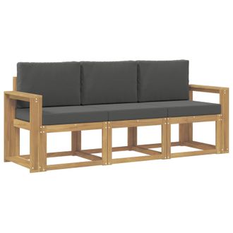 vidaXL Conjunto De Sof&aacute;s De Exterior 3 Pcs Vidaxl