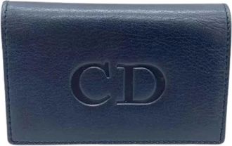 Dior Pre-owned Wallets, female, Blue, Size: ONE SIZE Pre-owned Wallet