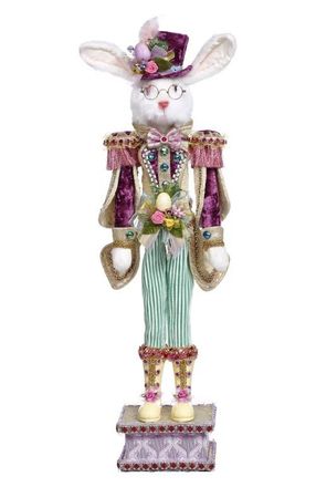 Mark Roberts Rabbit Nutcracker Green, Small in Mint Green at Nordstrom