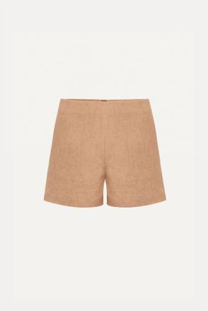Le Kasha Womens Ezbet Linen Shorts In Sand