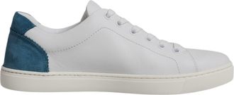 Dolce & Gabbana White London Calf Leather Sneakers Womens Shoes