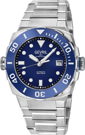 Gevril Group Fortuna Automatic Stainless Steel Bracelet Watch in Silver at Nordstrom Rack