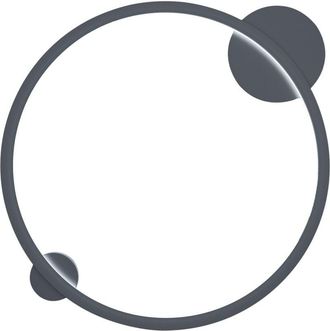 OEM L&aacute;mpara De Techo Led Saturno Black 25w