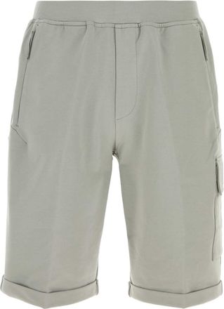 C.P. Company Grey Stretch Cotto Bermuda Shorts