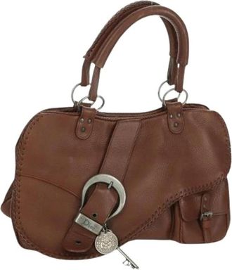 Dior Pre-owned Handbags, female, Brown, Size: ONE SIZE Pre-owned Vintage Hand Bag