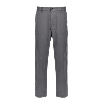 HUGO BOSS Straight Trousers, male, Gray, W40, Stylish Trousers for Men