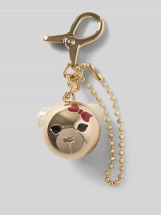 Furla Anh&auml;nger aus Metall Modell HASHTAG LADY BEAR SPHERE in Gold, Gr&ouml;&szlig;e 1