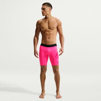 Nike Mens Nike Pro Dri-FIT Fitness Long Shorts in Pink | FB7963-646