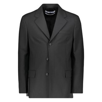 Off-white Heren, Jassen, Zwart, Maat: M Wol