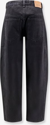 Isabel Marant Womens Trousers Oriane Black Denim Cotton
