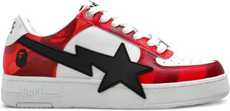 A Bathing Ape Sneakers con decorazione a stella - Bianco