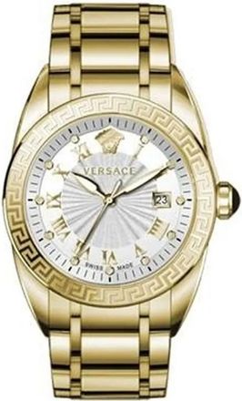 Versace Analoog Horloge - Heren - Horloges - Geel - ONE Size - Accessoires