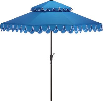 Safavieh Valance 9Ft Doubletop Umbrella