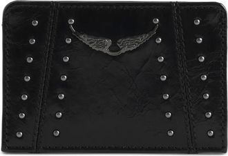 Zadig&Voltaire Portacarte con borchie - Nero