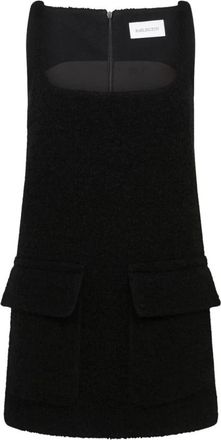 16Arlington Ambra Mini Jurk - Dames - Korte kleedjes - Zwart - 2XS - Wol - Kleedjes