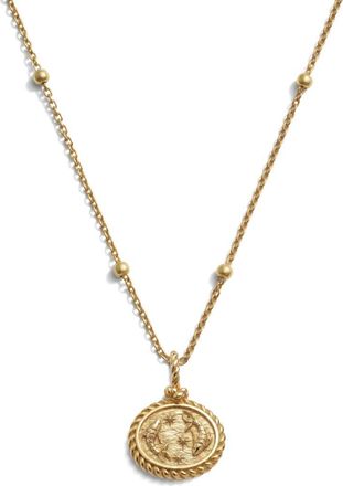 Awe Inspired Zodiac Pendant Necklace in Pisces/14K Gold Vermeil at Nordstrom