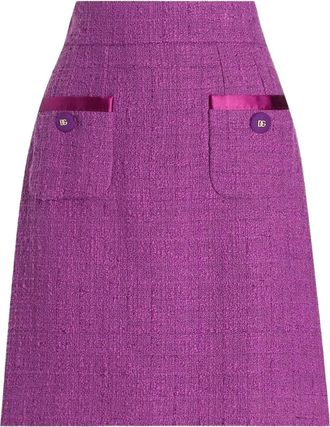 Dolce & Gabbana Minigonna DNA - Viola