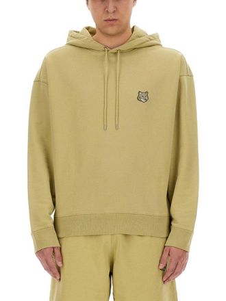 Maison Kitsun&eacute; Relaxed Fit Hoodie With Embroidered Logo