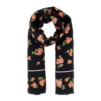 Valentino Garavani Silky Scarves, female, Multicolor, Size: ONE SIZE Printed Silk Foulard