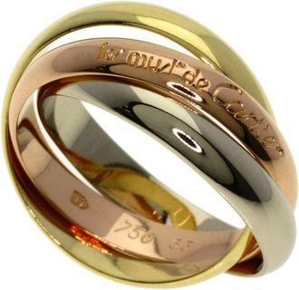 Cartier Yellow Gold (18K) Pink Gold (18K) White Gold (18K) Band Ring (Pre-Owned)