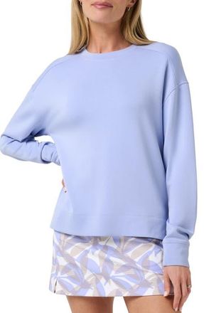 Travis Mathew Skyloft Crewneck Sweatshirt in Soft Blue at Nordstrom, Size Xx-Large